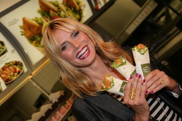 Snack Meets Style With Heidi Klum