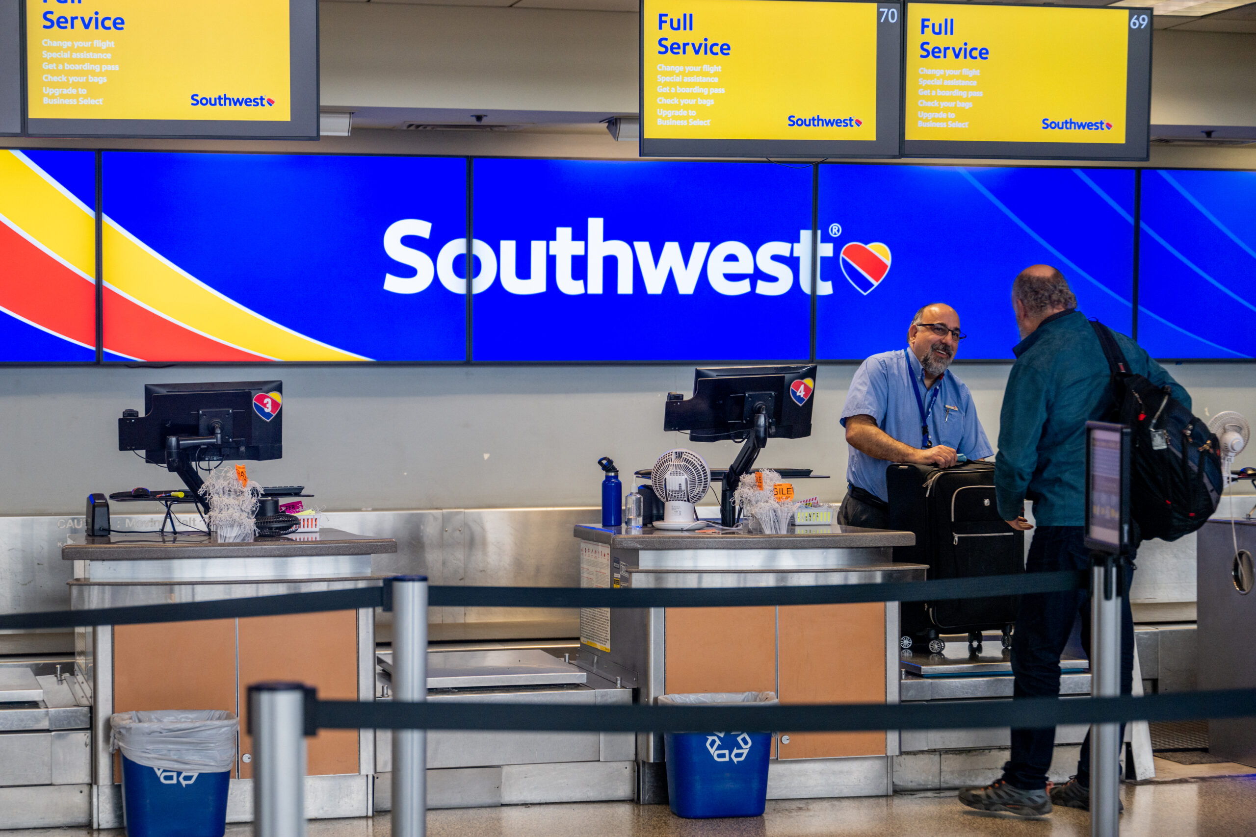 Southwest Airlines comes in at #1 at Tampa International Aiport