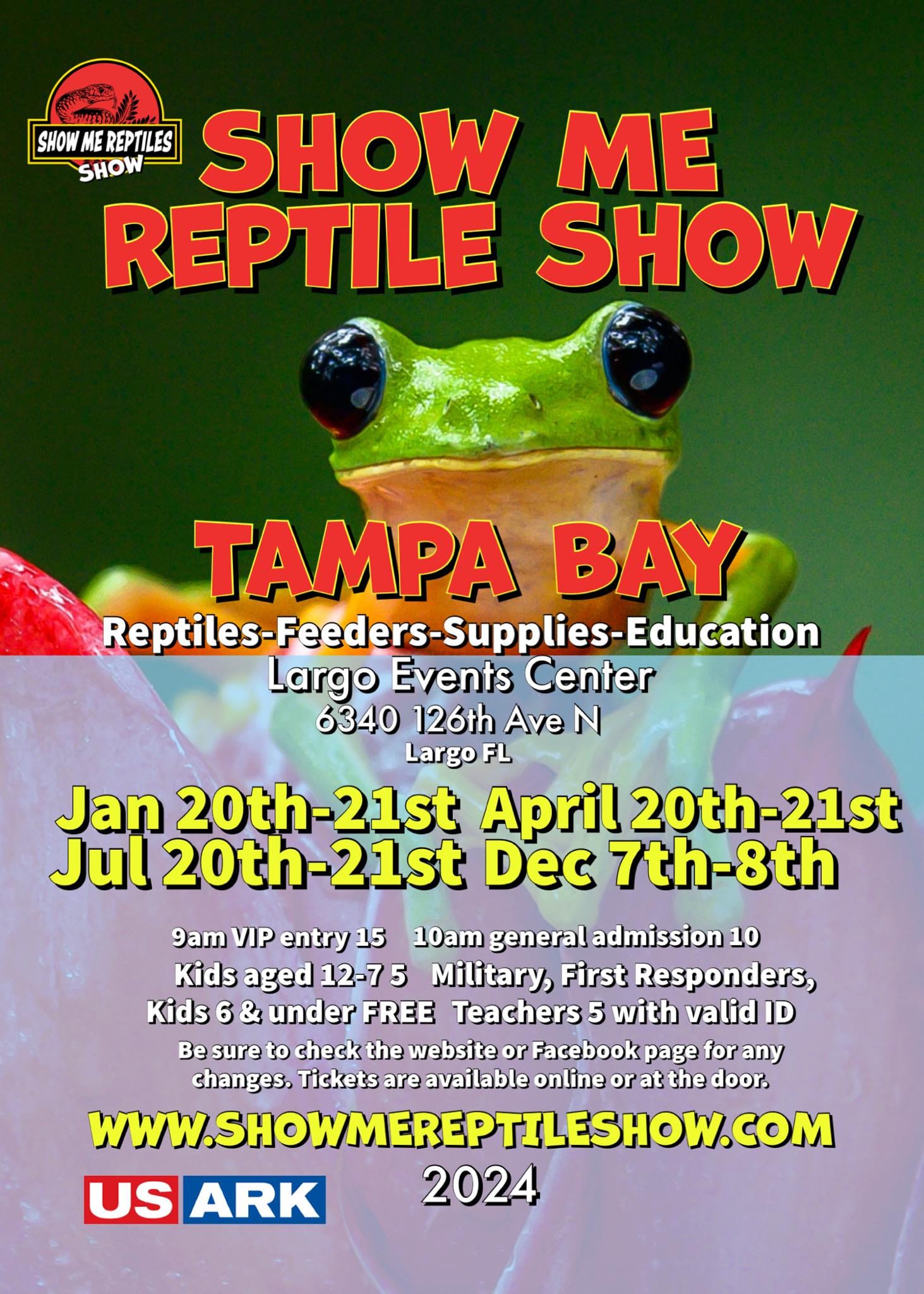 Big Reptile Show in Tampa Bay This Weekend