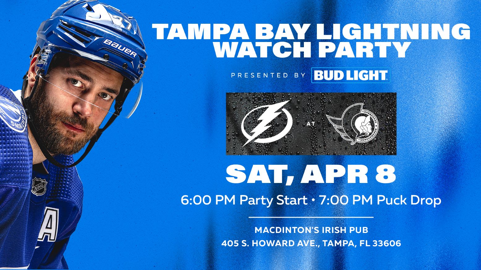 Tampa Bay Lightning Watch Party Presented By Bud Light