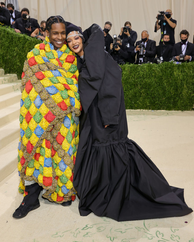 The 2021 Met Gala Celebrating In America: A Lexicon Of Fashion - Arrivals, ASAP Rocky Shares Rare Photos Of Him And Rihanna With Their Sons