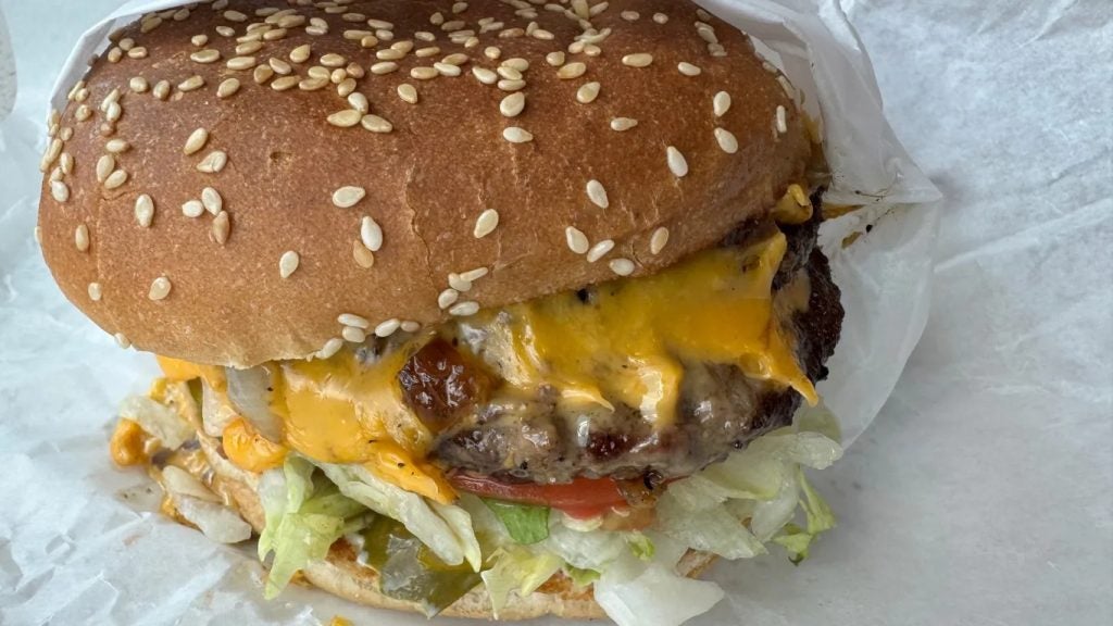 The best fast food burger in the nation? Let's find out.  Here's the burger.